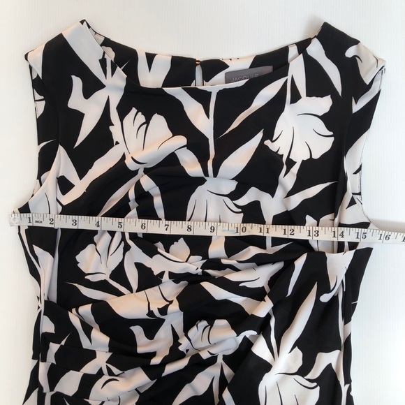 Jacqui E Dresses Jacqui E S Black White Floral Stretchy Dress